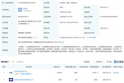 東華軟件投資億元成立AI子公司，深化人工智能基礎軟件開發與產業布局